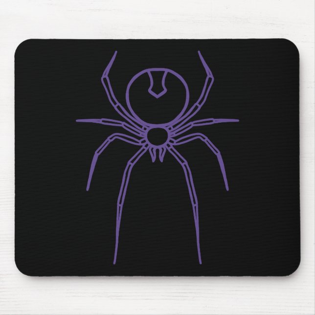 Spider i Lila och svart Musmatta (Framsidan)