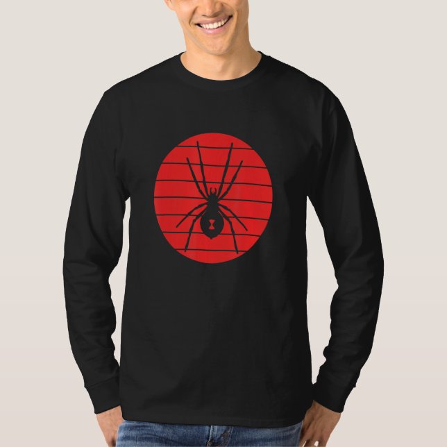 Spider in Red Circle T Shirt (Framsida)
