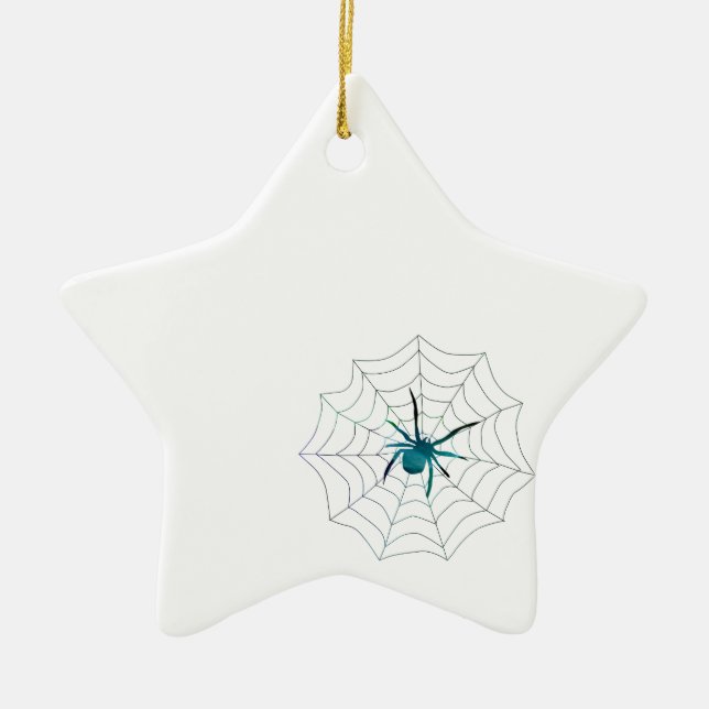 Spider Julgransprydnad Keramik (Framsidan)