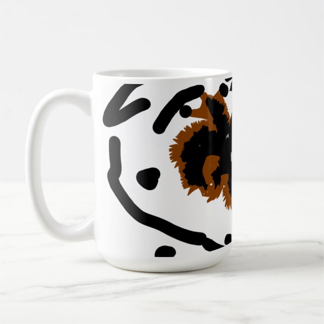 Spider Latte kärlek Kaffemugg (Vänster)