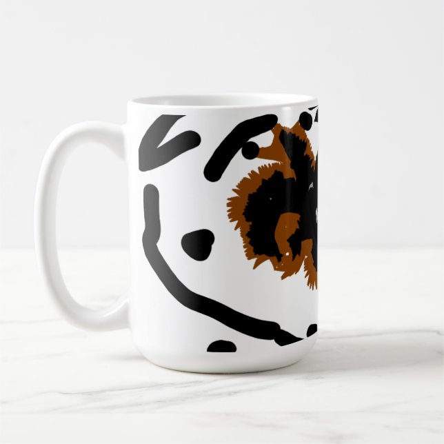 Spider Latte kärlek Kaffemugg (Vänster)