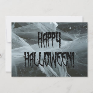 Spider Leg Halloween och Eerie Background Inbjudan