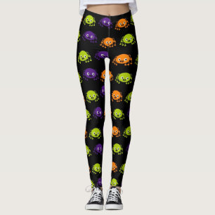 Spider Leggings med flera färg Halloween