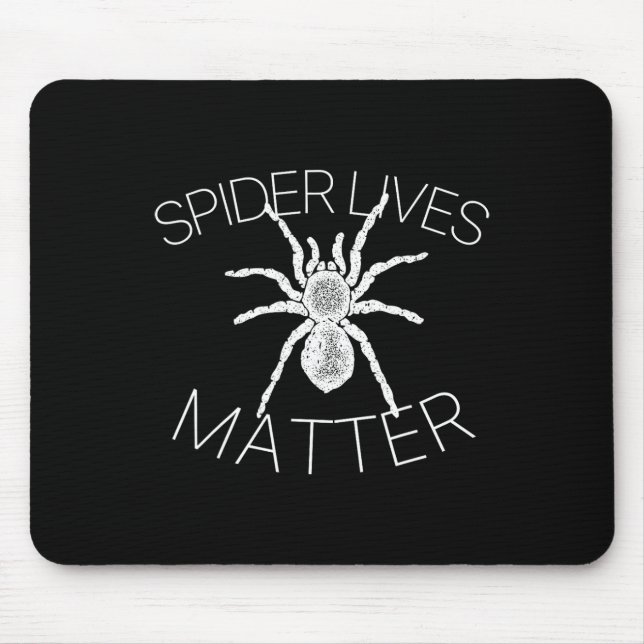 Spider Lives Problem Funny Insekt Medlemsstat T Sh Musmatta (Framsidan)