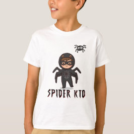 Spider Man Kid Cartoon | Cute Spidey on the Back T Shirt