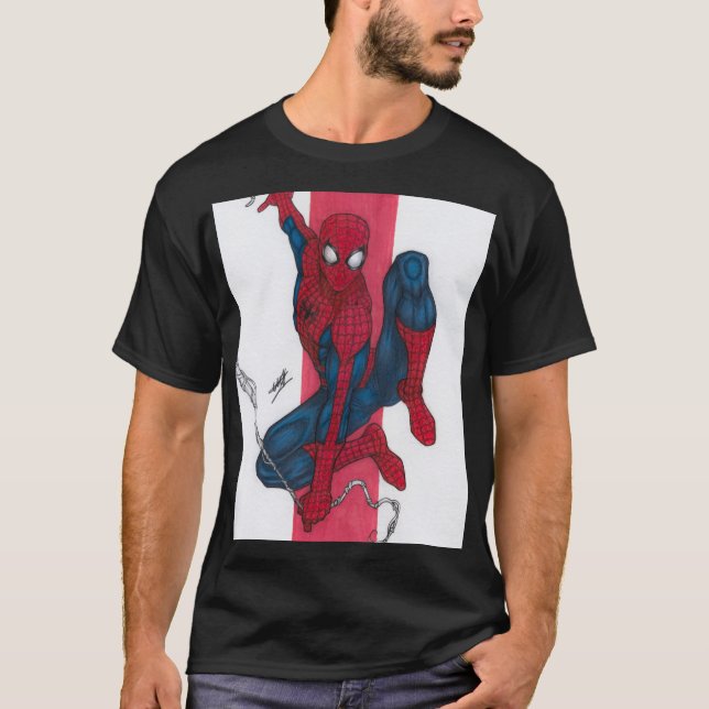 Spider-Man ~ Peter Parker T Shirt (Framsida)