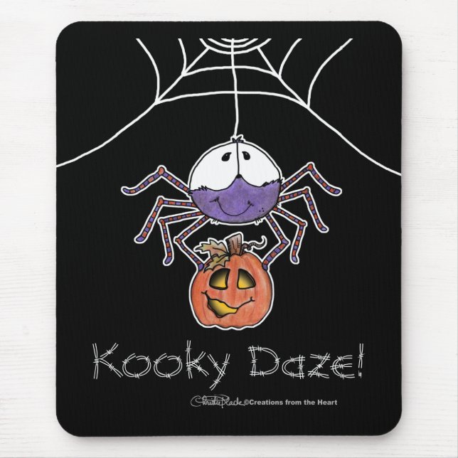 Spider med Jack-O-Lantern Musmatta (Framsidan)