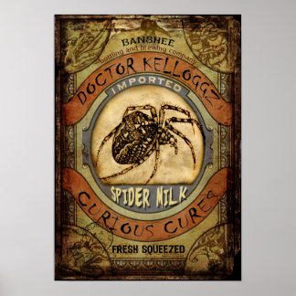 Spider Mjölk Poster