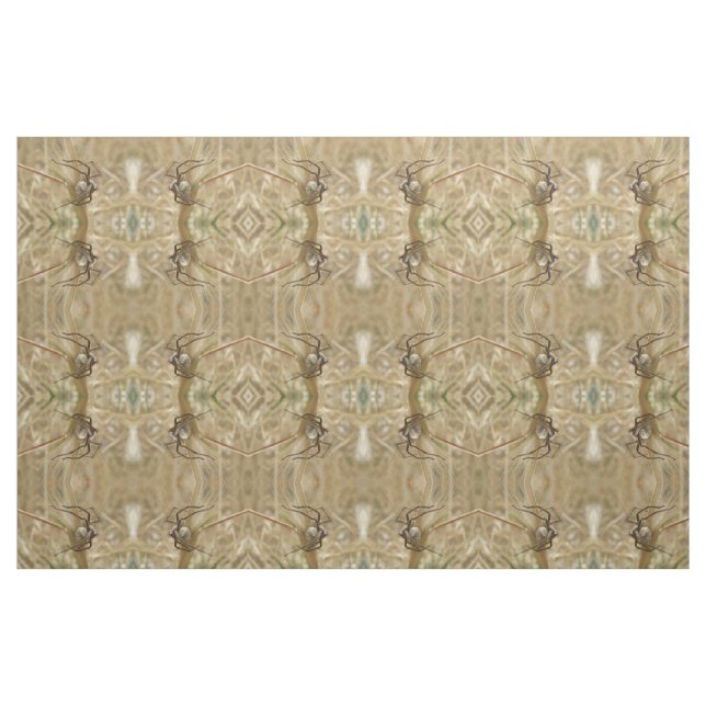 Spider och Äggsac Patterned Animal Craft Fabric Tyg (Fat Quarter)