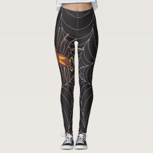 Spider och Spindelnät Leggings