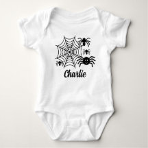 Spider och Webben First Halloween Baby Bodykostym