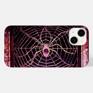 SPIDER OCH WEBBEN LILA GEMSTONE Black