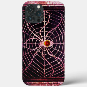 SPIDER OCH WEBBEN Red Ruby Black