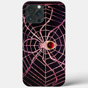 SPIDER OCH WEBBEN Red Ruby Black
