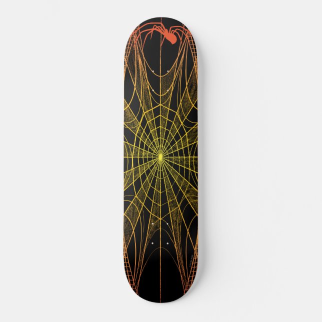 Spider och Websar Mini Skateboard Bräda 18,5 Cm (Framsida)