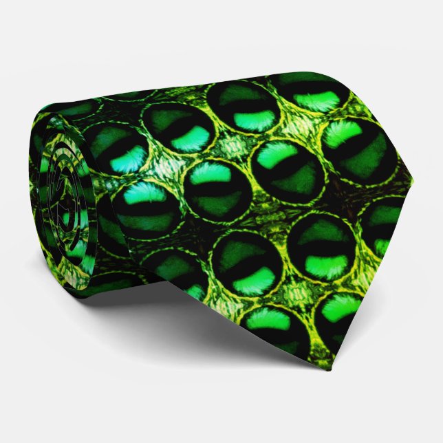 Spider Öga Insekt Gothic Sci-fi Novelty Neck Tie Slips (Rullad)