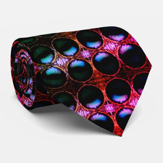 Spider Ögon Gothic Sci-fi Novelty Party Neck Tie Slips (Rullad)