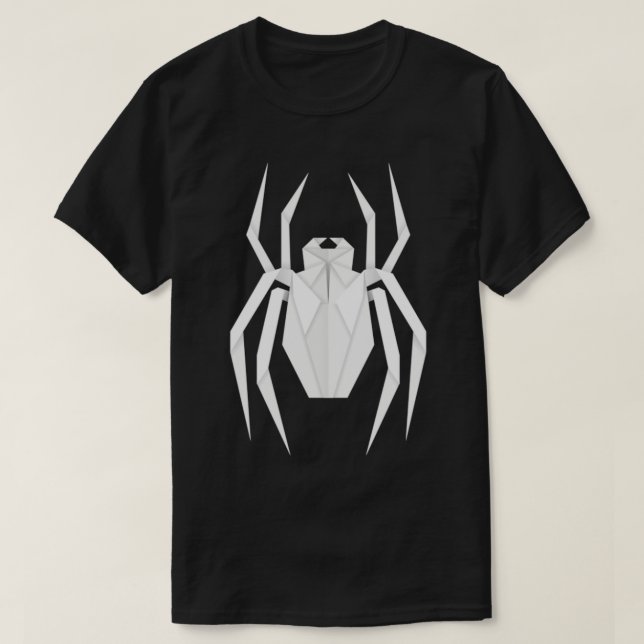 Spider origami t shirt (Design framsida)