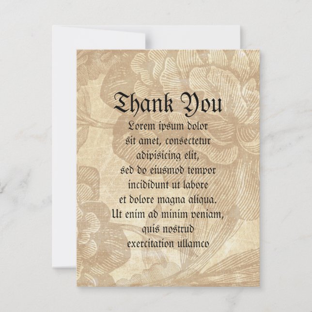 Spider på blomman tack kort (Framsida)