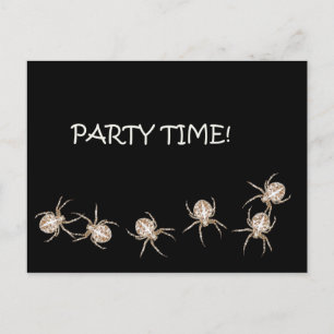 Spider Party-vykort Inbjudan Vykort