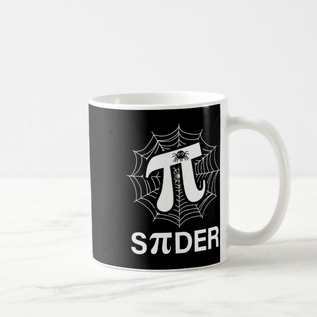 Spider Pi Spider Science Math Teacher Funny Spider Kaffemugg (Höger)