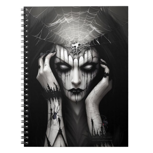 Spider Queen Anteckningsbok (Framsidan)