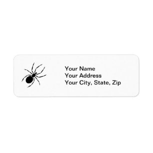Spider Returadress Etikett