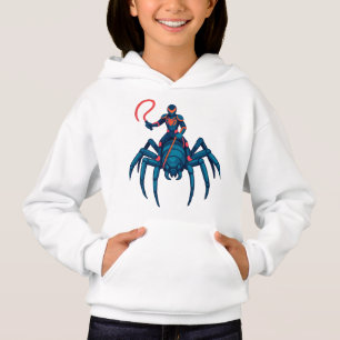 Spider Rider Hoodie - Neon Action Tecknad T Shirt