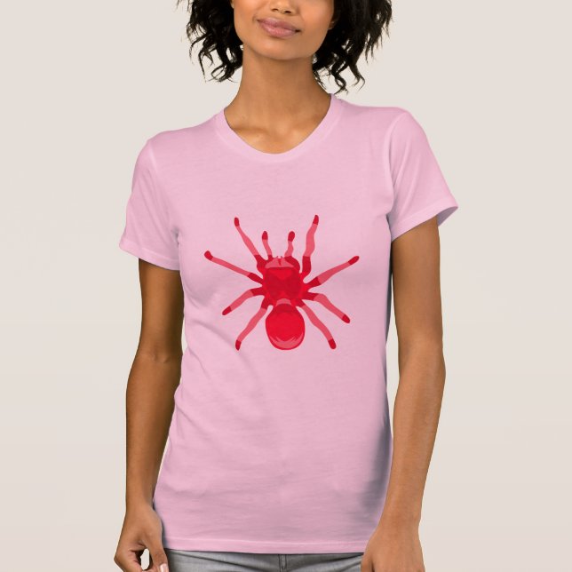 Spider (röd) t-shirt (Framsida)