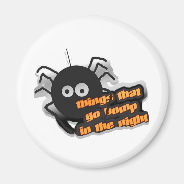 Spider Sak som går Bump Magnet (Framsidan)