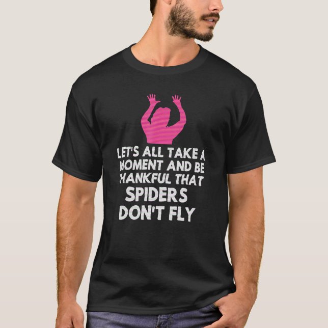 Spider Sarcastic Sarcasm Humor Meme Joke Gag Wome T Shirt (Framsida)