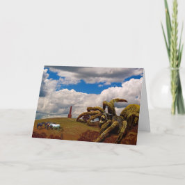 Spider Science-Fiction Collage Kort