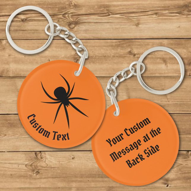 Spider Silhouette Keychain (Skapare uppladdad)
