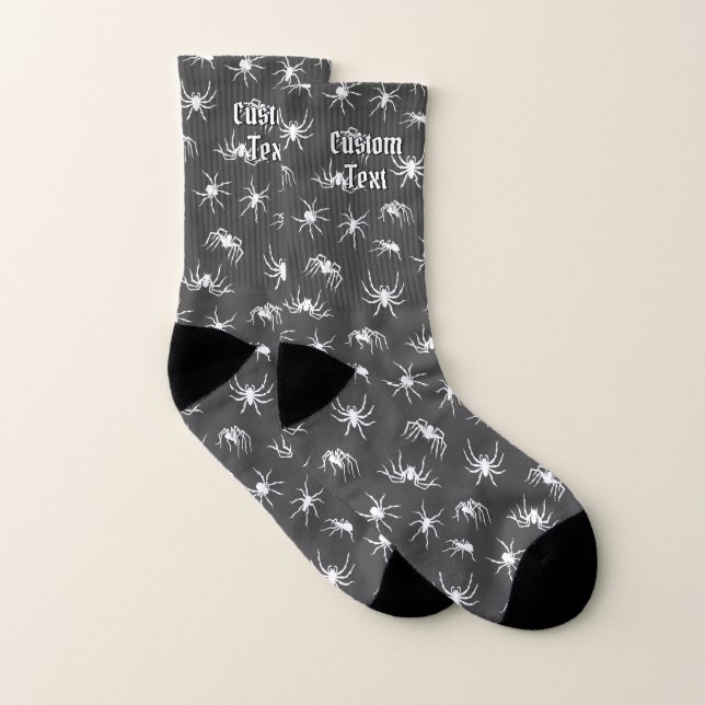 Spider Silhouettes Mönster Socks Strumpor (Par)