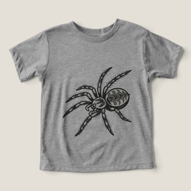 Spider Småbarn T-shirt (Design Framsida)