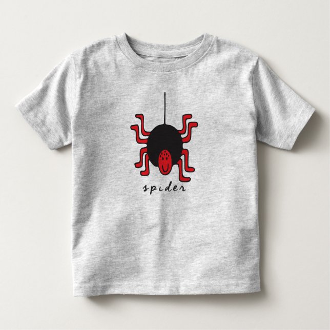 Spider Småbarn Top eller T-Shirt (utan bas) (Framsida)