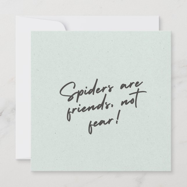 Spider Spirit - Bold Nature-Inspired Design Watch Kort (Framsida)