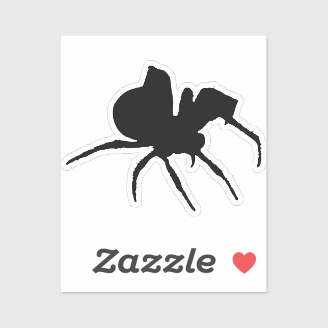Spider Spooky Halloween Klistermärken (Ark)