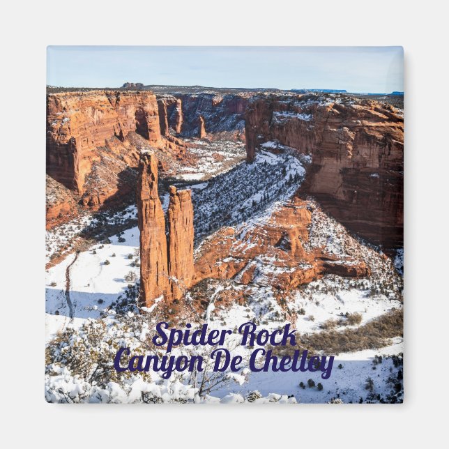 Spider Sten Canyon De Chelley Arizona Magnet (Framsidan)