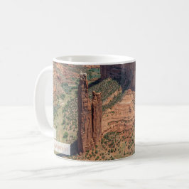 Spider Sten vid Canyon de Chelly Psalm 8:9 KJV Kaffemugg