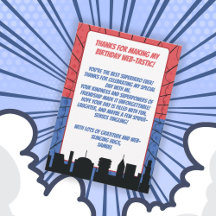 Spider Superhjälte Red och Blue Birthday