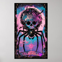 Spider Tarot Card Witchy Poster