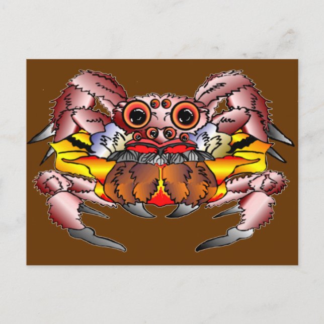 Spider Totem Vykort (Framsida)