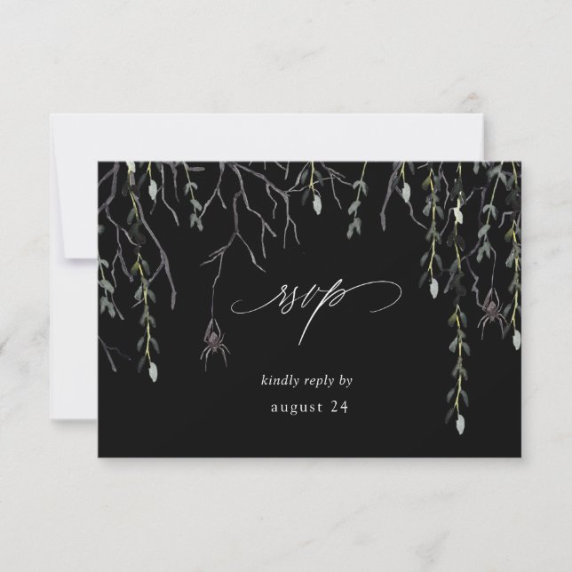 Spider & Twigs Halloween w Meal OSA Black (Framsida)