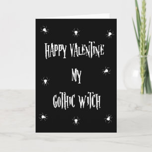 Spider Valentines hälsningskort Helgkort