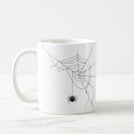 spider web kaffemugg
