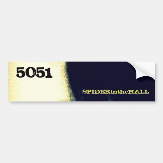 SPIDERin theHALL 5051-stötdekal Bildekal (Framsidan)