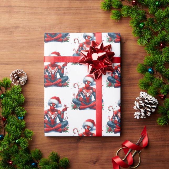 Spiderman julklappspapper presentpapper (Julgåva)