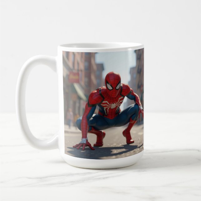Spiderman-mugg Kaffemugg (Vänster)