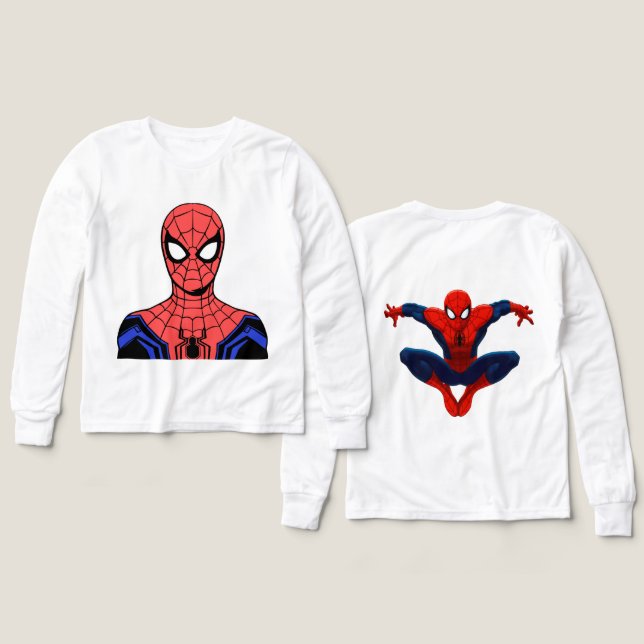Spiderman shirt t shirt (Design framsida och baksida)